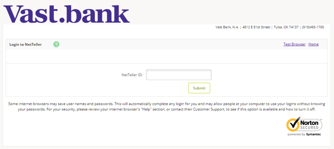 vast crypto login